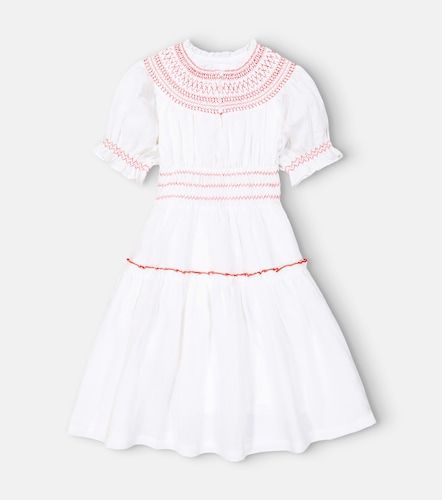 Robe Evelina en coton à broderies - C'era Una Volta - Modalova