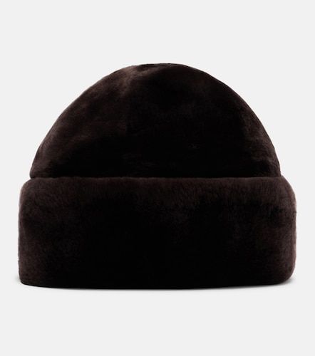 Chapeau Blokes en shearling - Nour Hammour - Modalova