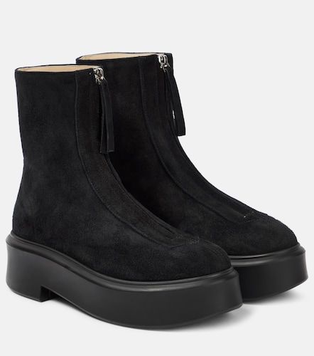 The Row Bottines Zipped en daim - The Row - Modalova