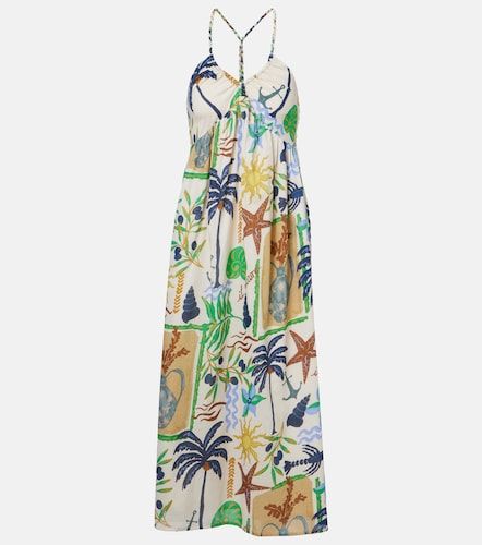 Robe midi Leyla en coton à imprimé - Velvet - Modalova