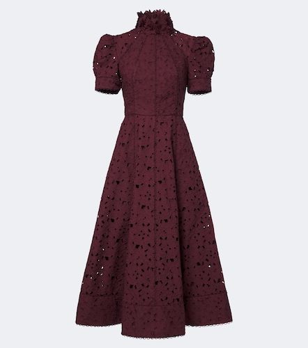 Robe midi Kitsu en guipure de coton - Rebecca Vallance - Modalova