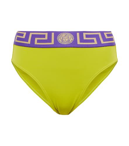 Versace Culotte de bikini à logo - Versace - Modalova