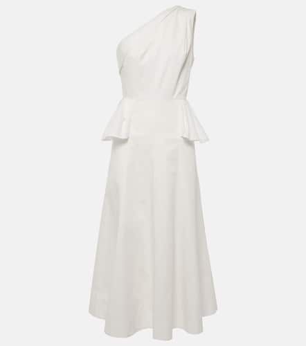 Robe midi asymétrique en coton - Roland Mouret - Modalova