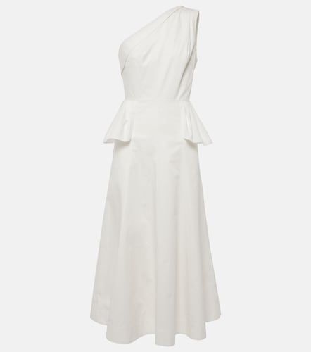 Robe midi asymétrique en coton - Roland Mouret - Modalova