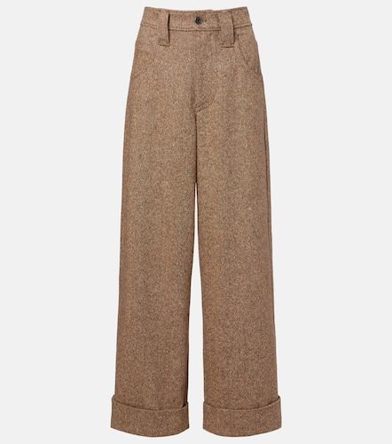 Pantalon ample Monili en laine mélangée - Brunello Cucinelli - Modalova