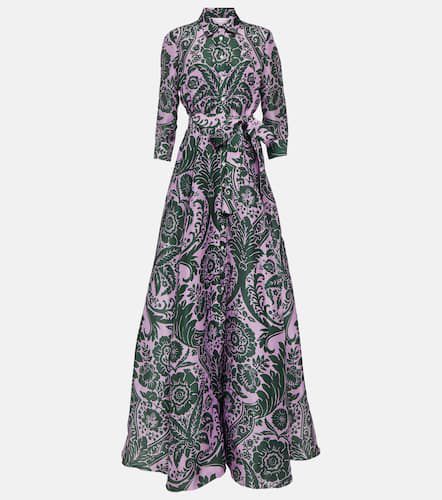 Robe longue en soie - Carolina Herrera - Modalova