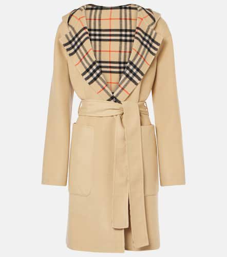 Manteau Check réversible en laine - Burberry - Modalova