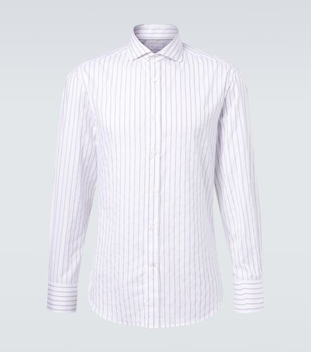 Chemise rayée en coton - Brunello Cucinelli - Modalova