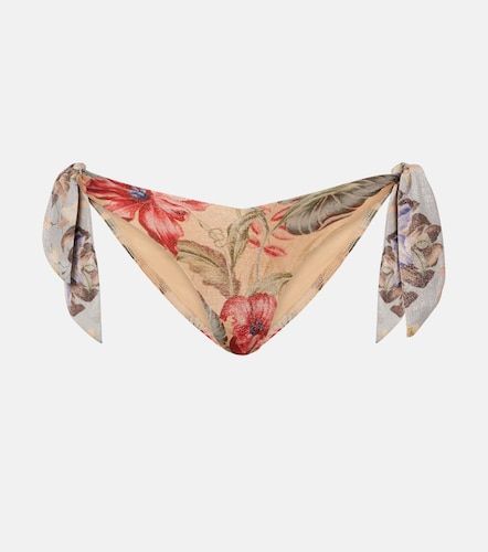 Culotte de bikini Coco à fleurs - Zimmermann - Modalova