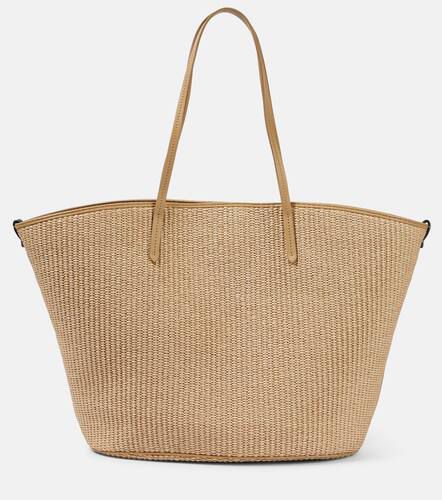 Sac Medium en raphia et cuir - Brunello Cucinelli - Modalova