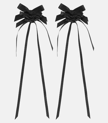 Boucles d’oreilles en satin - Simone Rocha - Modalova