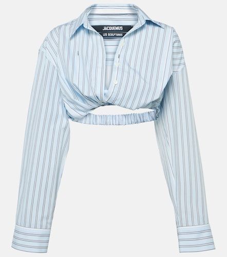 Top Bahia Courte en coton à rayures - Jacquemus - Modalova