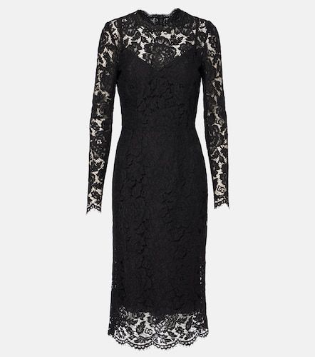 Robe midi DG en dentelle - Dolce&Gabbana - Modalova