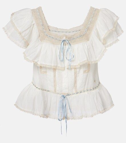 Blouse Melisa en coton à dentelle - Rixo - Modalova