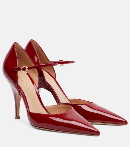 Escarpins Sofia D'Orsay en cuir verni - Gianvito Rossi - Modalova
