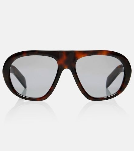 Lunettes de soleil aviateur à logo - Prada - Modalova