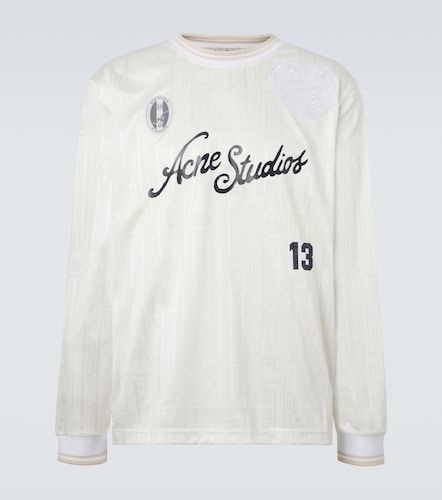 Acne Studios T-shirt rayé à logo - Acne Studios - Modalova