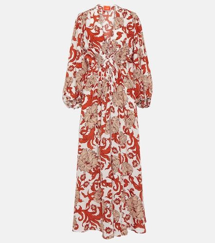 Robe longue Camerino en soie - La DoubleJ - Modalova