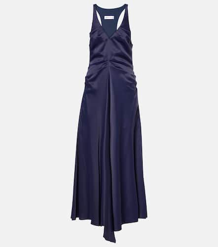 Robe longue en satin - Victoria Beckham - Modalova