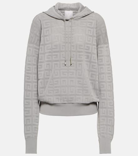 Sweat-shirt à capuche en résille à logo - Givenchy - Modalova