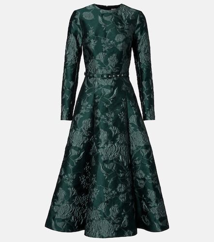 Robe midi Capucine en jacquard à fleurs - Emilia Wickstead - Modalova