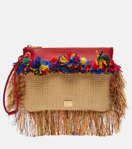 Pochette tressé à franges - Dolce&Gabbana - Modalova