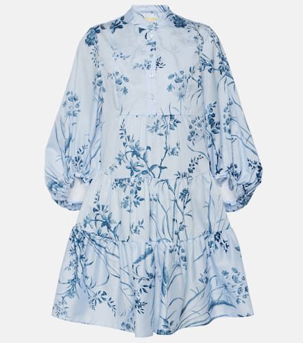 Robe chemise imprimée en coton - Erdem - Modalova