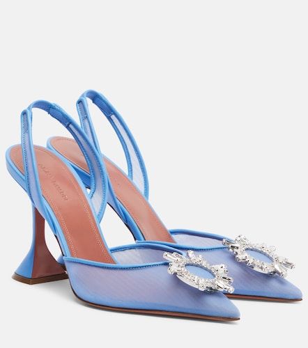 Escarpins slingback Begum à ornements - Amina Muaddi - Modalova