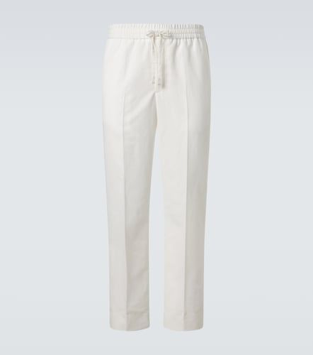 Pantalon droit en lin et coton - Brioni - Modalova