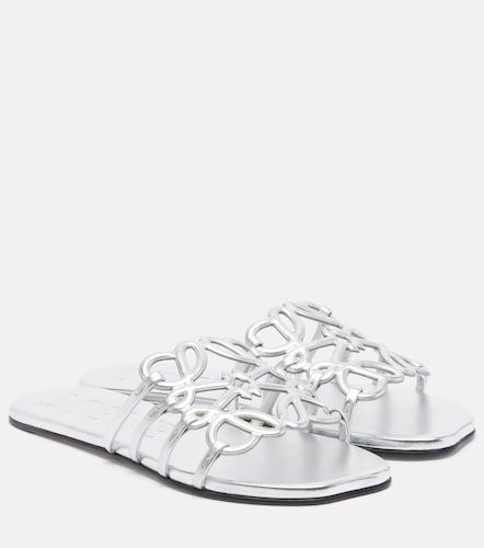 Loewe Mules Petal Anagram en cuir - Loewe - Modalova