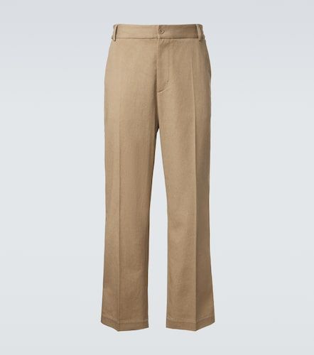 Moncler Pantalon droit en coton - Moncler - Modalova