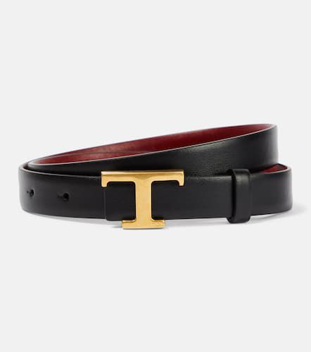 Ceinture Timeless T réversible en cuir - Tod's - Modalova