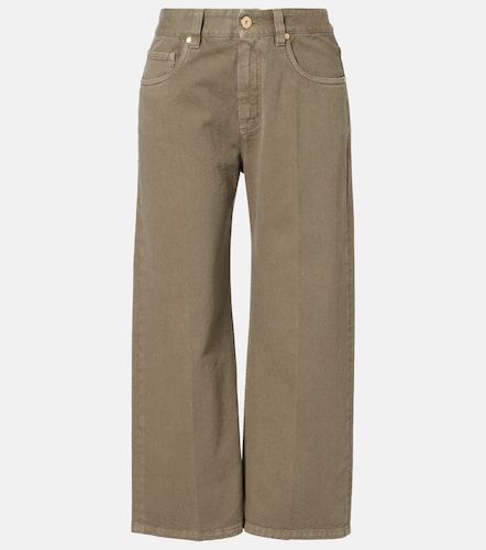Jean ample raccourci à taille haute - Brunello Cucinelli - Modalova