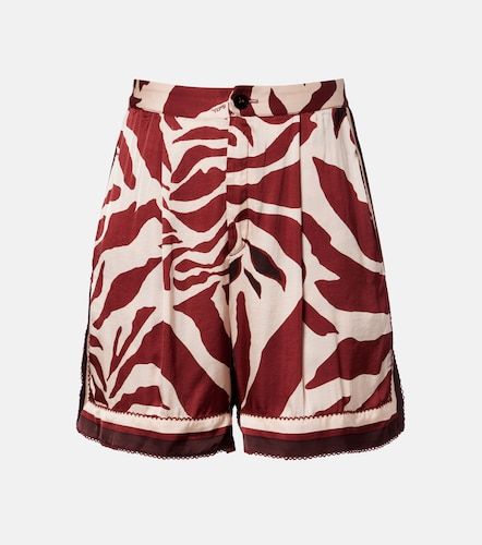 Short Isabelle imprimé en satin - Poupette St Barth - Modalova