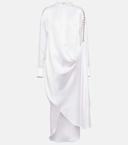 Robe chemise en soie à ornements - Loewe - Modalova