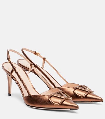 Escarpins VLogo Signature 80 en cuir - Valentino Garavani - Modalova