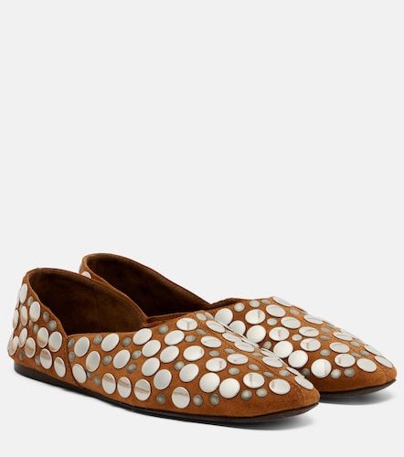 Ballerines Jane en daim à clous - Khaite - Modalova