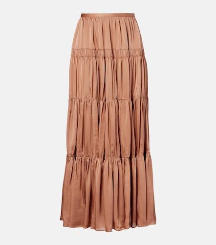 Jupe longue Gaelle en satin de soie - Ulla Johnson - Modalova