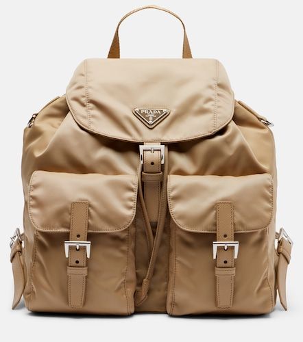 Sac à dos en Re-Nylon et cuir - Prada - Modalova