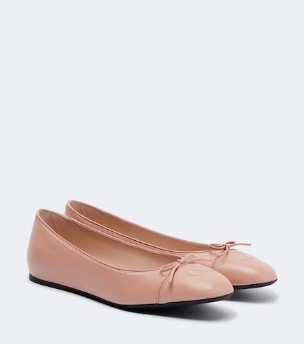 Ballerines VLogo en cuir - Valentino Garavani - Modalova