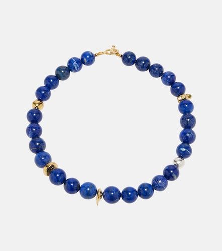Collier Helen à perles lapis-lazuli - Ysso - Modalova