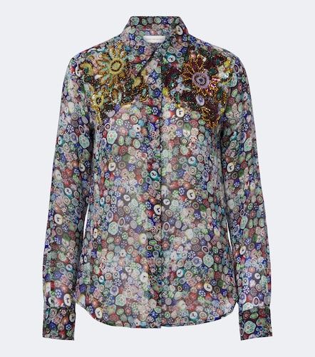 Chemise à imprimé et ornements - Dries Van Noten - Modalova