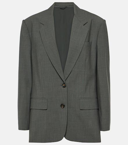 Blazer oversize en laine mélangée - Brunello Cucinelli - Modalova