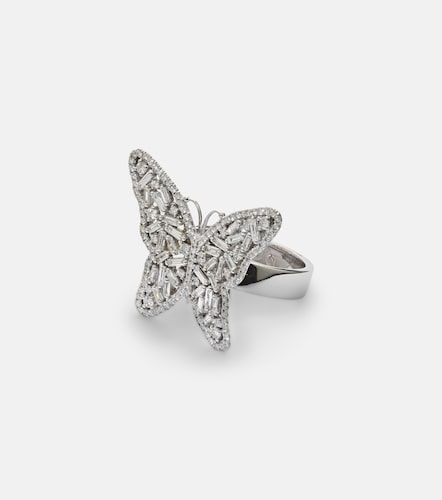 Bague Fireworks Butterfly en or blanc 18 ct et diamants - Suzanne Kalan - Modalova