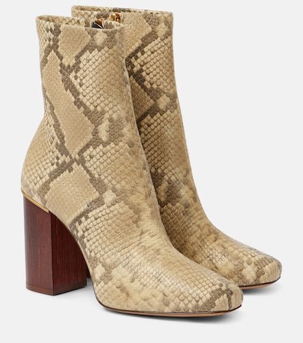 Chloé Bottines Ambre en cuir façon serpent - Chloe - Modalova