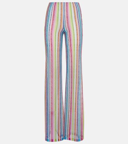 Pantalon évasé Zig Zag à taille haute - Missoni - Modalova