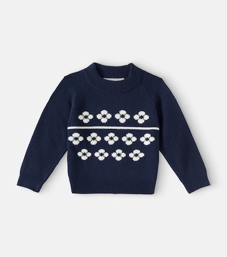 Pull Flowers en coton et laine - Mini Rodini - Modalova