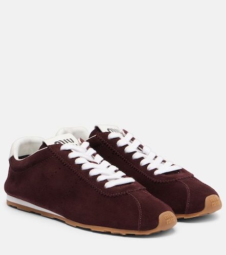 Miu Miu Baskets Plume en daim - Miu Miu - Modalova