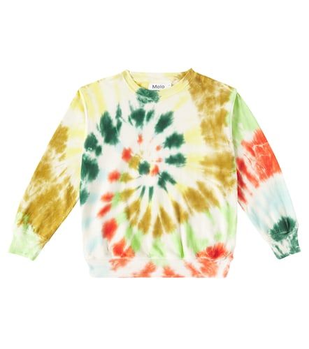 Sweat-shirt Memphis en coton à imprimé tie-dye - Molo - Modalova