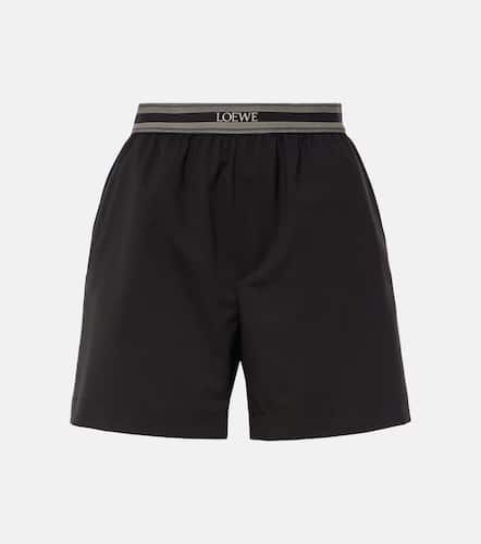 Loewe Short en laine à logo - Loewe - Modalova